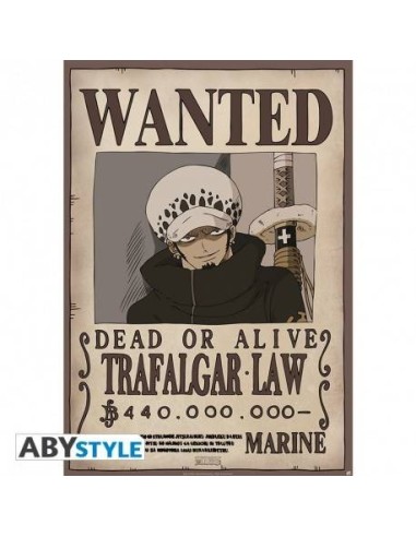 ONE PIECE - Poster "Wanted Law" (98x68) 3700789224495  7,50 € ONE PIECE - Poster "Wanted Law" (98x68) 3700789224495  7,50 €