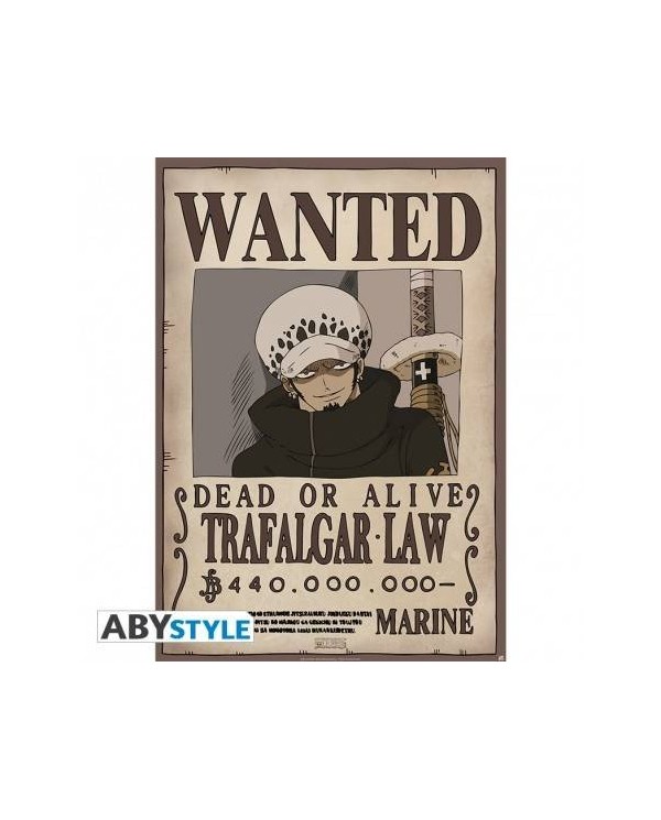 ONE PIECE - Poster "Wanted Law" (98x68) 3700789224495  7,50 €