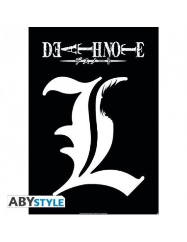 DEATH NOTE - Poster "L Symbol" (98x68) 3760116317436  7,50 € DEATH NOTE - Poster "L Symbol" (98x68) 3760116317436  7,50 €
