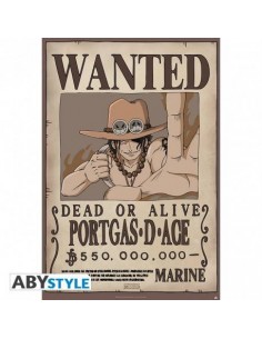 ONE PIECE - Póster "Wanted Ace" (91,5x61)