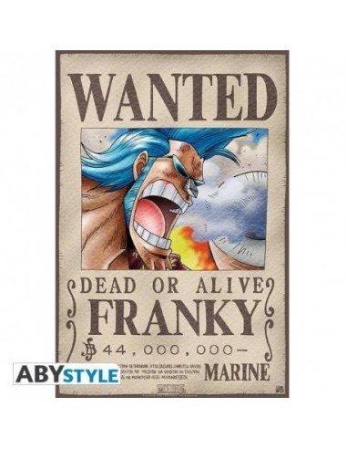ONE PIECE - Poster "Wanted Franky" (52x35)* ABYDCO184  5,00 € ONE PIECE - Poster "Wanted Franky" (52x35)* ABYDCO184  5,00 €