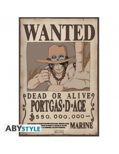 ONE PIECE - Poster "Wanted Ace" (52x35) ABYDCO310  5,00 €