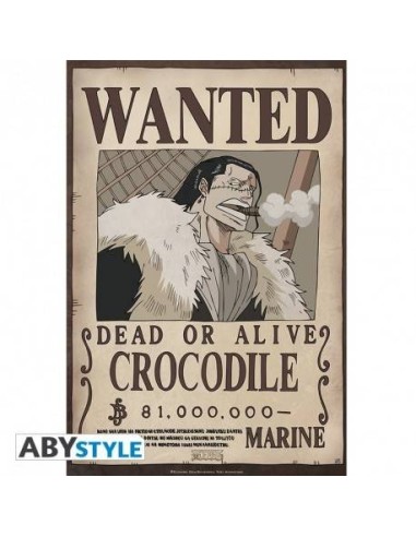 ONE PIECE - Poster "Wanted Crocodile" (52x35) ABYDCO371  5,00 €