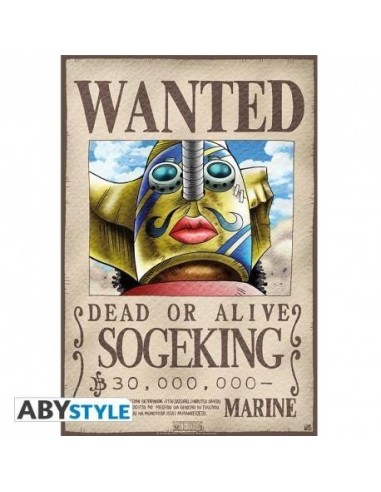 ONE PIECE - Poster "Wanted Sogeking" (52x35)* ABYDCO128  5,00 €