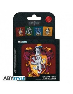 Harry Potter Pack 4 Posavasos Casas 3700789238942  8,22 €
