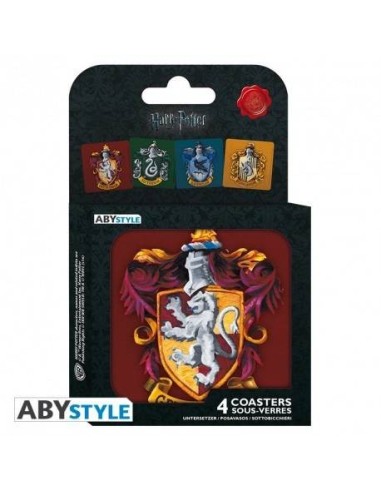 Harry Potter Pack 4 Posavasos Casas 3700789238942  8,22 €
