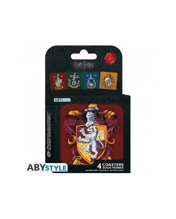 Harry Potter Pack 4 Posavasos Casas 3700789238942  8,22 €