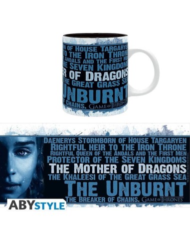 JUEGO DE TRONOS - Taza 320 ml - KHALESSI JUEGO DE TRONOS - Taza 320 ml - KHALESSI