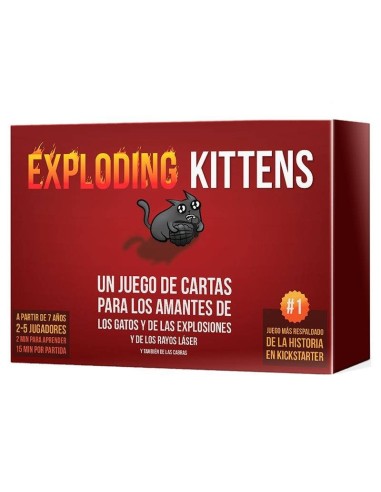 Juego Exploding Kittens 3558380050315 ASMODEE 19,95 € Juego Exploding Kittens 3558380050315 ASMODEE 19,95 €