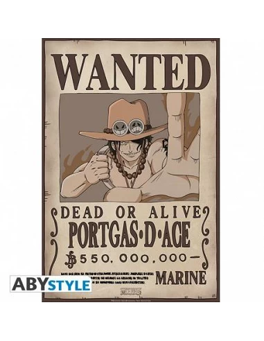 ONE PIECE - POSTER WANTED ACE (52X35)