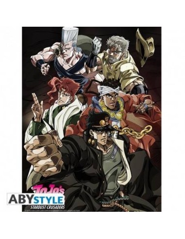 JOJO´S BIZARRE ADVENTURE - POSTER STARDUST CRUSADERS (52X38) JOJO´S BIZARRE ADVENTURE - POSTER STARDUST CRUSADERS (52X38)