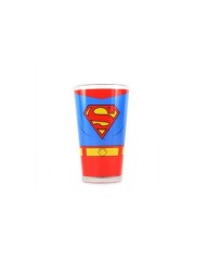 DC COMICS - VASO DE CRISTAL LARGO LOGO SUPERMAN