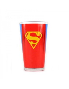 DC COMICS - VASO DE CRISTAL LARGO LOGO SUPERMAN DC COMICS - VASO DE CRISTAL LARGO LOGO SUPERMAN