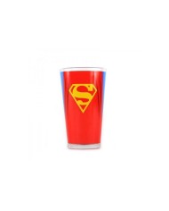 DC COMICS - VASO DE CRISTAL LARGO LOGO SUPERMAN