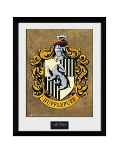 HARRY POTTER - POSTER HUFFLEPUFF ENMARCADO
