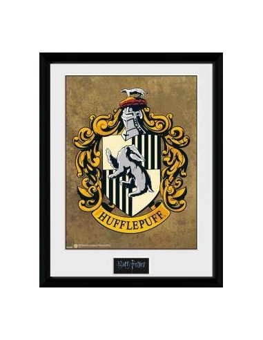 HARRY POTTER - POSTER HUFFLEPUFF ENMARCADO