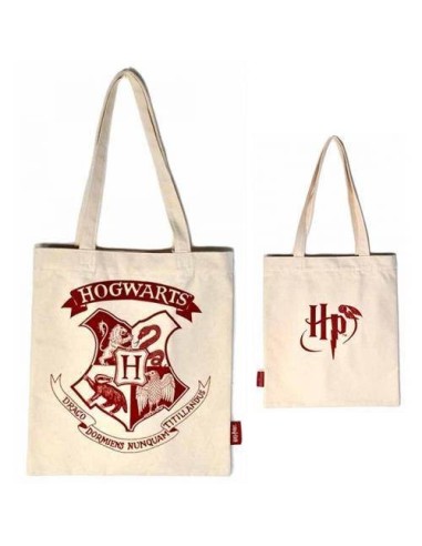 HARRY POTTER - BOLSA DE ALGODON ESCUDO HOGWARTS HARRY POTTER - BOLSA DE ALGODON ESCUDO HOGWARTS