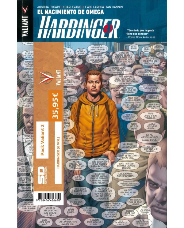 PACK VALIANT 02. HARBINGER (6 VOL) 9788416486670  34,57 €