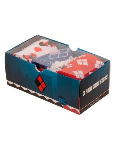 Set 3 calcetines Harley Quinn DC Comics surtido Set 3 calcetines Harley Quinn DC Comics surtido