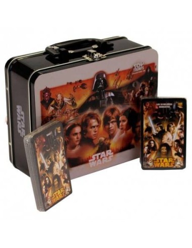 STAR WARS - CAJA DE METAL TOP TRUMPS  (Incluye 2 Barajas)  STAR WARS - CAJA DE METAL TOP TRUMPS  (Incluye 2 Barajas)