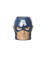 MARVEL - TAZA 3D CERAMICA CAPITÁN AMÉRICA