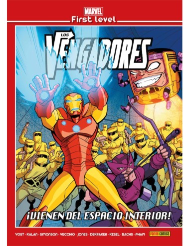 MARVEL FIRST LEVEL 12: LOS VENGADORES ¡VIENEN DEL ESPACIO INTERIOR!