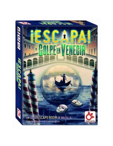 ESCAPA GOLPE EN VENECIA - JUEGO DE ESCAPE  8437015001470  10,50 € ESCAPA GOLPE EN VENECIA - JUEGO DE ESCAPE  8437015001470  10,50 €