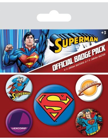 DC comics Set pins Superman DC comics Set pins Superman