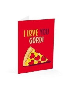 Tarjeta Felicitacion I Love You Gordi 8436565222380  1,45 €