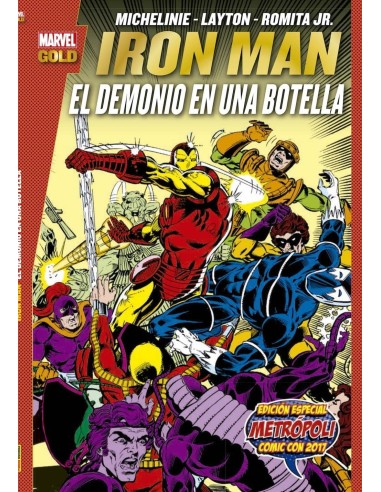 IRON MAN: EL DEMONIO EN UNA BOTELLA (MARVEL GOLD) 9788490946497  14... IRON MAN: EL DEMONIO EN UNA BOTELLA (MARVEL GOLD) 9788490946497  14...