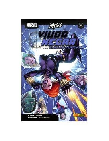 LA VIUDA NEGRA Y LAS CHICAS MARVEL (MARVEL IMPACT) 9788498855999  8...