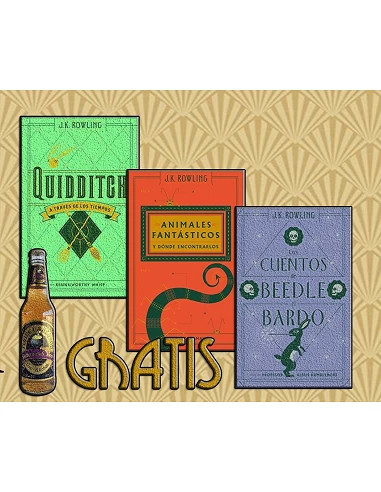 Harry Potter Pack libros + REGALO Cerveza de Mantequilla