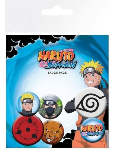 NARUTO SHIPPUDEN Pack de Chapas NARUTO SHIPPUDEN Pack de Chapas